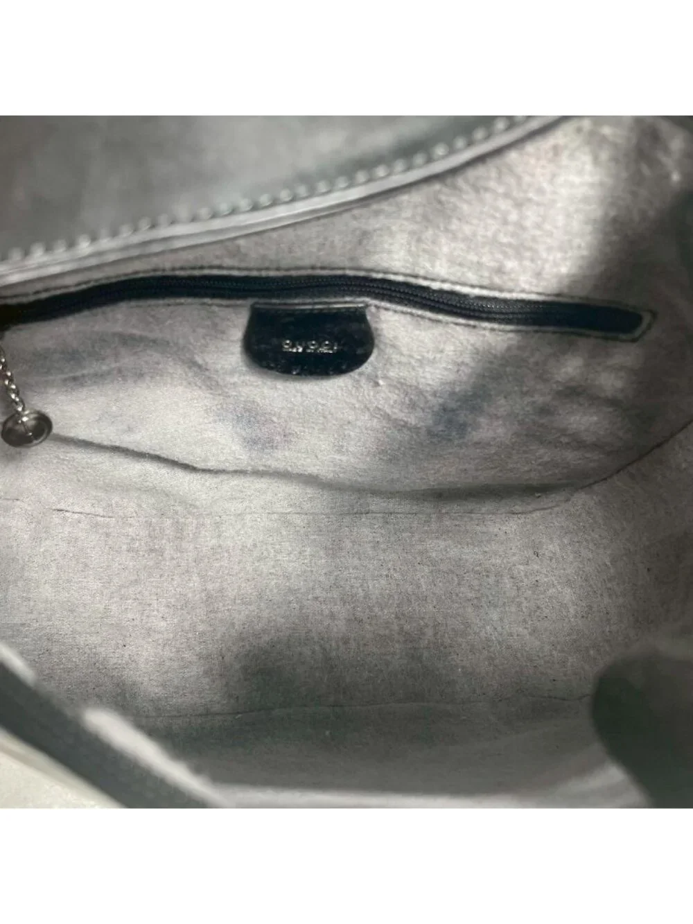 Gucci GG Shoulder Bag Patent Leather Black Logo